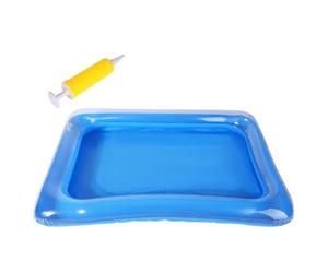 Bacino gonfiabile per pediluvio, vasca gonfiabile con pompa gonfiabile, bacinella pieghevole per ingresso in piscina