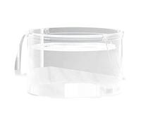 Bacino per acqua, pieghevole, con manici, portatile, trasparente, per verdure, cucina, cortile, giardinaggio, picnic, ospedale, viaggi d'affari, tailgating