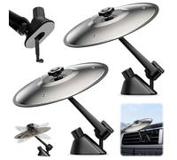 Bacino per auto crash, 2 pezzi batteria auto cymbals tamburo per auto, mini tamburo, per auto, incidente automobilistico, strumenti musicali, ornamenti per tutti i tipi di veicoli