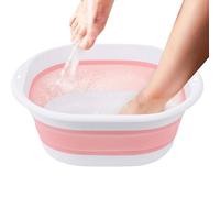Bacino per il bagno del piede della piscina - secchio in ammollo pieghevole, vasca di lavaggio portatile | Ciotola di pulizia di pedicure leggera, contenitore per risciacquo per esterni, bacino di spa