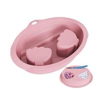 Bacino per l'ammollo delle unghie, Manicure Mani, ciotola in silicone per manicure resistente per uso domestico e soggiorno