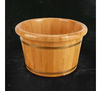 Bacino per pediluvio in botte di legno, per piedi in ammollo, per donne e