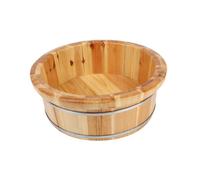 Bacino per pediluvio in legno, vasca per lavabo, comodo e riutilizzabile,