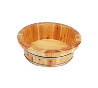 Bacino per pediluvio in legno, vasca per lavabo, comodo e riutilizzabile,