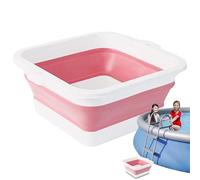 Bacino pieghevole per pedicure - per vasca da bagno | Grande secchio antiscivolo pieghevole con 168 punti di massaggio, ideale per l'uso in hotel Pulizia Poolside Foot Care e routine Home Spa