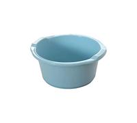 Bacino rotondo in plastica, massaggiatore per pedicure, vasca da bagno per pedicure, disintossicante, per uso domestico, colore blu, visione sperante di perseguire la felicità