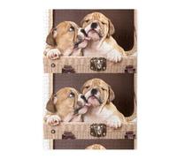 Bacio ai cuccioli di bulldog inglese, Puzzle da 1000 pezzi, puzzle in legno per tutta la famiglia, decorazione da parete per adulti e ragazzi