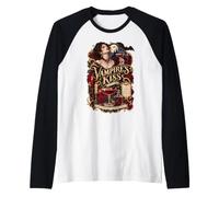 Bacio del Vampiro - Cocktail Gotico Scuro Maglia con Maniche Raglan