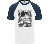 Bacio Della Morte Pirati Navigazione Marinaio Uomo T-Shirt S/S Baseball