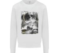 Bacio Della Morte Pirati Vela Marinaio Uomo Felpa Maglione