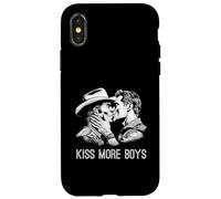 Bacio Di Più Ragazzi Gay Cowboys Baci Gay Orgoglio Lgbt Adulto Custodia per iPhone X/XS