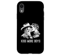 Bacio Di Più Ragazzi Gay Cowboys Baci Gay Orgoglio Lgbt Adulto Custodia per iPhone XR