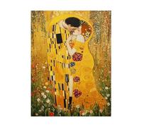 Bacio Dipingere con i Numeri Adulti Flower Dipingere con i Numeri Bambini 135 x 100cm, Kit Pittura Adulti con Colore Impermeabile Canvas per Quadri Moderni Soggiorno Decorazioni Parete Regalo 2YH-9949
