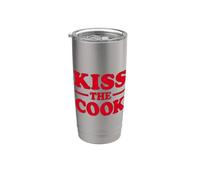 BACIO IL CUOCO Bicchiere termico in acciaio inox doppia parete