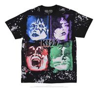 Bacio Love Gun Havok Pittura Splatter Classico Rock Metal Musica Fascia T Shirt