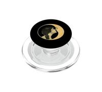 Bacio romantico tra una donna e la luna, Vintage Art PopSockets PopGrip per MagSafe