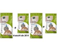 back 2 nature lettiera carta riciclata 30L conigli furetti roditori rettili: 4p