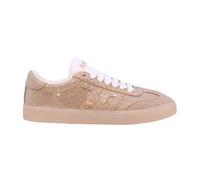 Back 70 108041 sneaker donna in strass oro con fondo vintage