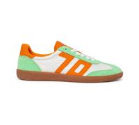 Back 70 Ghost Donna - Sneakers in nylon e pelle leggere White Green Orange