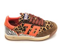 Back 70 Jogger L81 sneaker camoscio taupe-pelo cavallino zebrato-leopardo 5/6