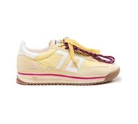 Back 70 Jogger Spongy Sneakers Donna Nylon Suede Light Yellow