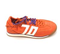 Back 70 Rocket sneaker tessuto elastico camoscio orange fondo gomma S