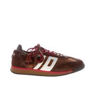 BACK 70 scarpe donna Sneaker Rocket in velluto e camoscio marrone più latte