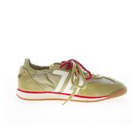 BACK 70 scarpe donna Sneaker Rocket tessuto e camoscio verde oliva doppio laccio