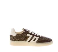 BACK 7O scarpe uomo Sneaker Boston in camoscio graffiato e pelle caffè e latte