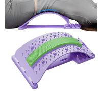 Back Arch Stretcher regolabile in 3 livelli, massaggiatore antiscivolo per la colonna vertebrale, per il recupero muscolare, fitness, uomini e donne, allenamento a casa