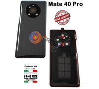 Back Battery Cover Per Huawei Mate 40 Pro Scocca Posteriore Retro Nero