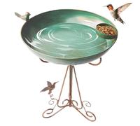 BACK BAY | Ciotola di alimentazione da colibrì | Vassoio per uccelli per all'aperto | Giardino resistente al giardino patio balcone del ponte del cortile, attira gli uccelli per bere il