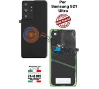 Back Cover per Samsung S21 Ultra coperchio batteria posteriore HighQuality NERO
