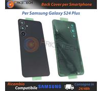 BACK COVER SAMSUNG GALAXY S24 PLUS SM-S926 COPRIBATTERIA NERO BLACK