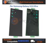 BACK COVER SAMSUNG GALAXY S24 ULTRA SM-S928 COPRIBATTERIA NERO BLACK