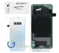 BACK COVER SAMSUNG ORIGINALE SERVICE PACK PER GALAXY S10E G970 PRISM WHITE