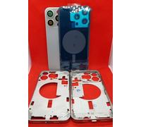 BACK COVER SCOCCA COPRI BATTERIA COMPATIBILE APPLE IPHONE 15 PRO MAX ARGENTO SIL