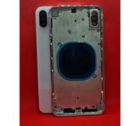 BACK COVER SCOCCA COPRI BATTERIA COMPATIBILE APPLE IPHONE XS MAX BIANCO SILVER