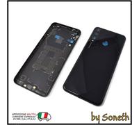BACK COVER SCOCCA POSTERIORE COPRI BATTERIA PER HUAWEI Y6P 2020 MED-LX9 N NERO