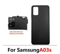 BACK COVER SCOCCA POSTERIORE per SAMSUNG GALAXY A03S A037 con LENTE FOTOCAMERA