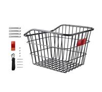 Back Cycle Basket - Storage Basket Rear Shelf Cargo Rack Hard Hat Bag