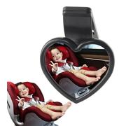 Back Facing Child Seat Mirror - Rear Facing Observation Viewing Glass, Shatter Proof Polycarbonate Lens, Wide Angle Convex Safety Spotter, Adjustable Tilt Joint Base | Install For Car Rv Suv Truck Min