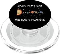Back In My Day We Had 9 Planets Funny Galaxy Space Uomini Donne PopSockets PopGrip per MagSafe