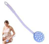 Back Lotion Applicator, Long Handle Shower Brush, Multifunctional Body Massage Tool, 17.72x3.62 inches, Ergonomic Non Slip Grip, Portable Bathroom for Home and Travel
