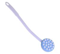 Back Lotion Applicator, Long Handle Shower Brush, Multifunctional Body Massage Tool, Bathroom Supplies Portable Compact Versatile Ideal for Home, Travel, 17.72x3.62 inches