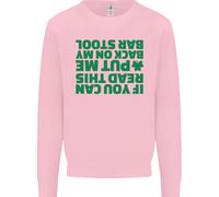 Back On My Bar Stool Giornata Di San Patrizio Uomo Sweatshirt Jumper