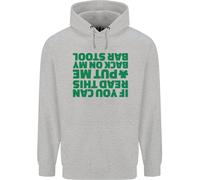 Back On My Bar Stool St Patricks Day Uomo Felpa