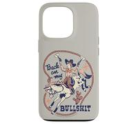 Back on My Bull Rodeo Cowboy Retro Vintage Funny Adult Humor Custodia per iPhone 13 Pro