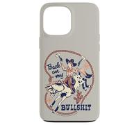 Back on My Bull Rodeo Cowboy Retro Vintage Funny Adult Humor Custodia per iPhone 13 Pro Max