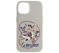 Back on My Bull Rodeo Cowboy Retro Vintage Funny Adult Humor Custodia per iPhone 14
